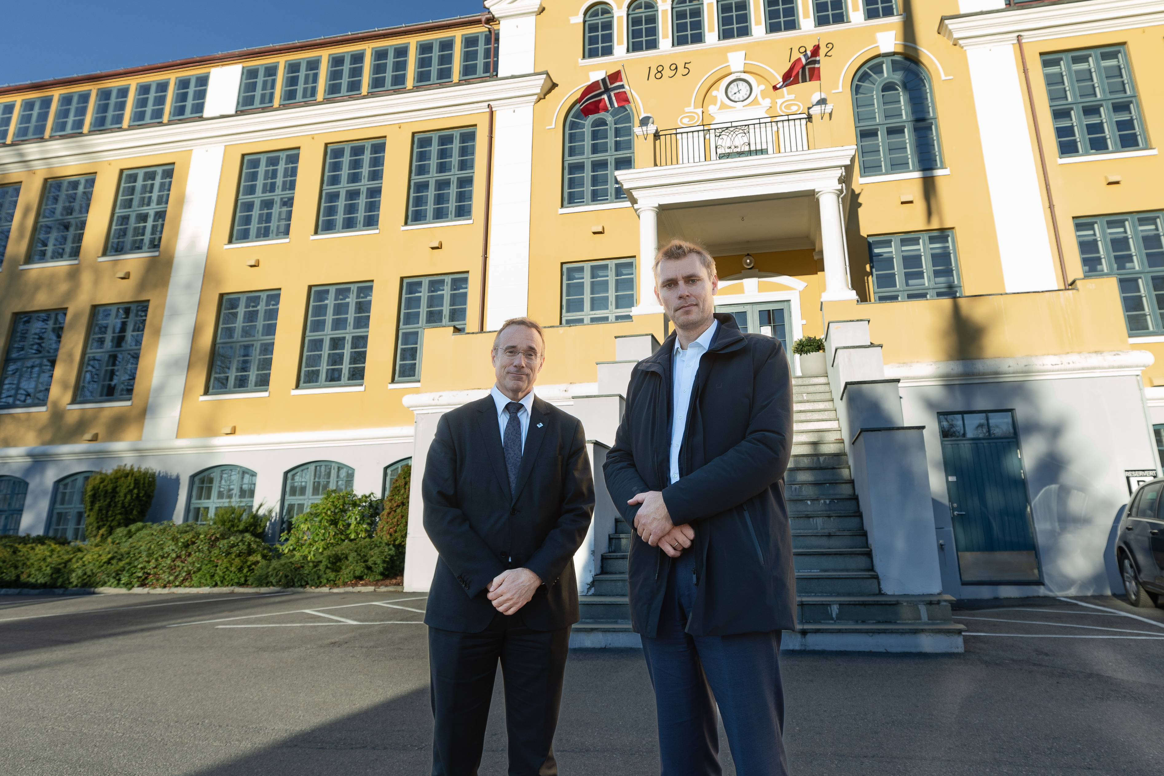 Rektor Johann Roppen og Forskings- og utdanningsminister Ola Borten Moe