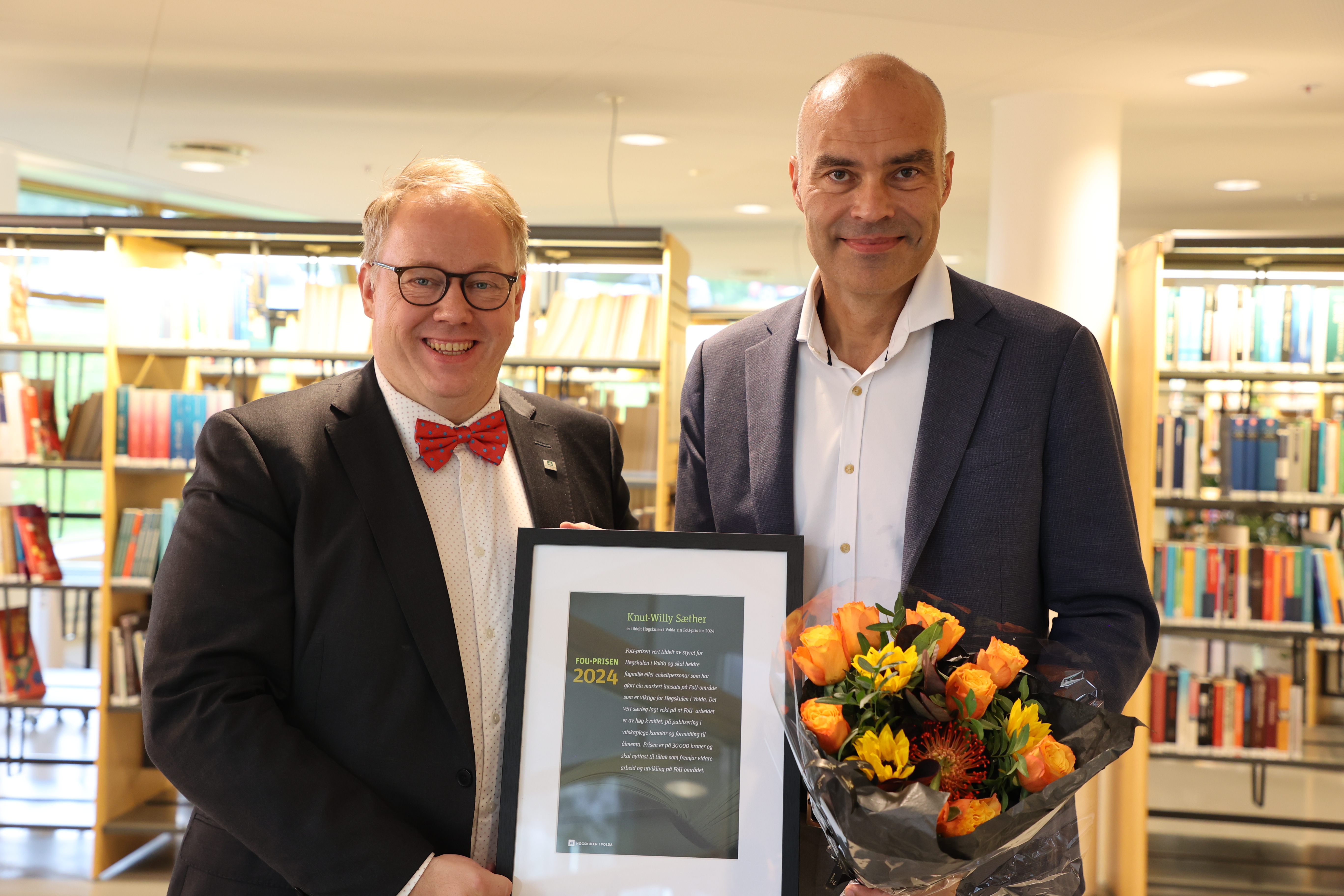 FoU-prisen 2024 gjekk til professor Knut-Willy S&aelig;ther.