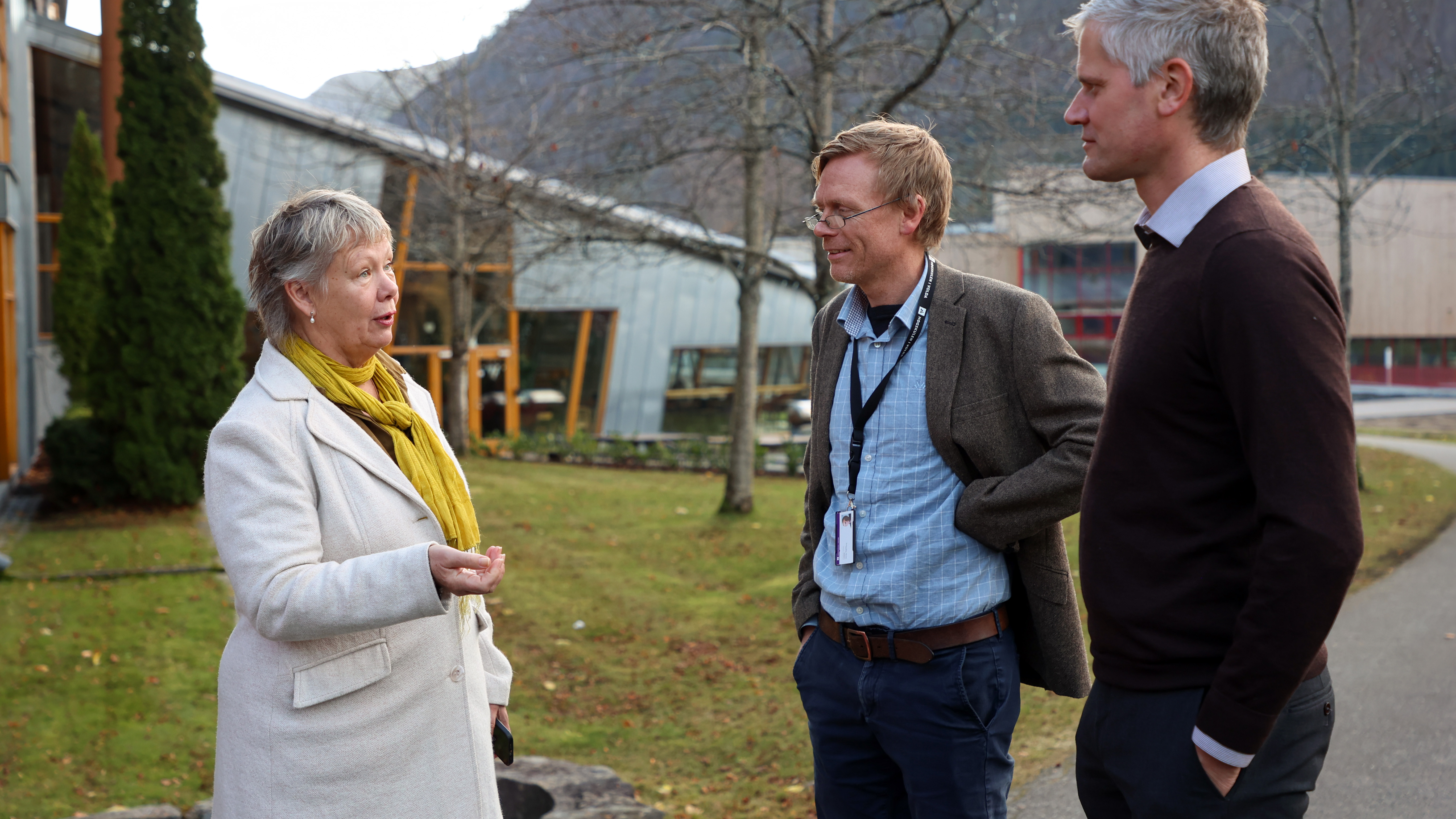 Marit Ulvund, Jonas Gamborg Lilleb&oslash; og Mathias Nygaard.
