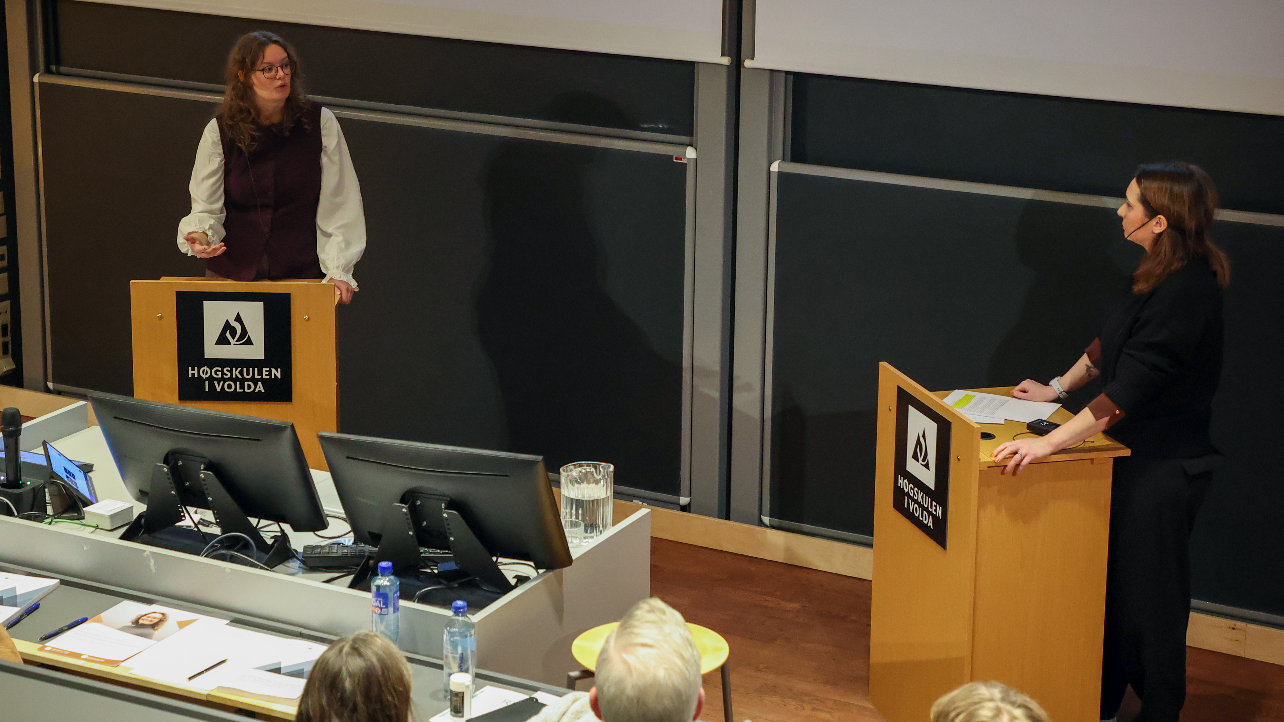 Astrid Gravdal V&oslash;lstad under utsp&oslash;rjinga.