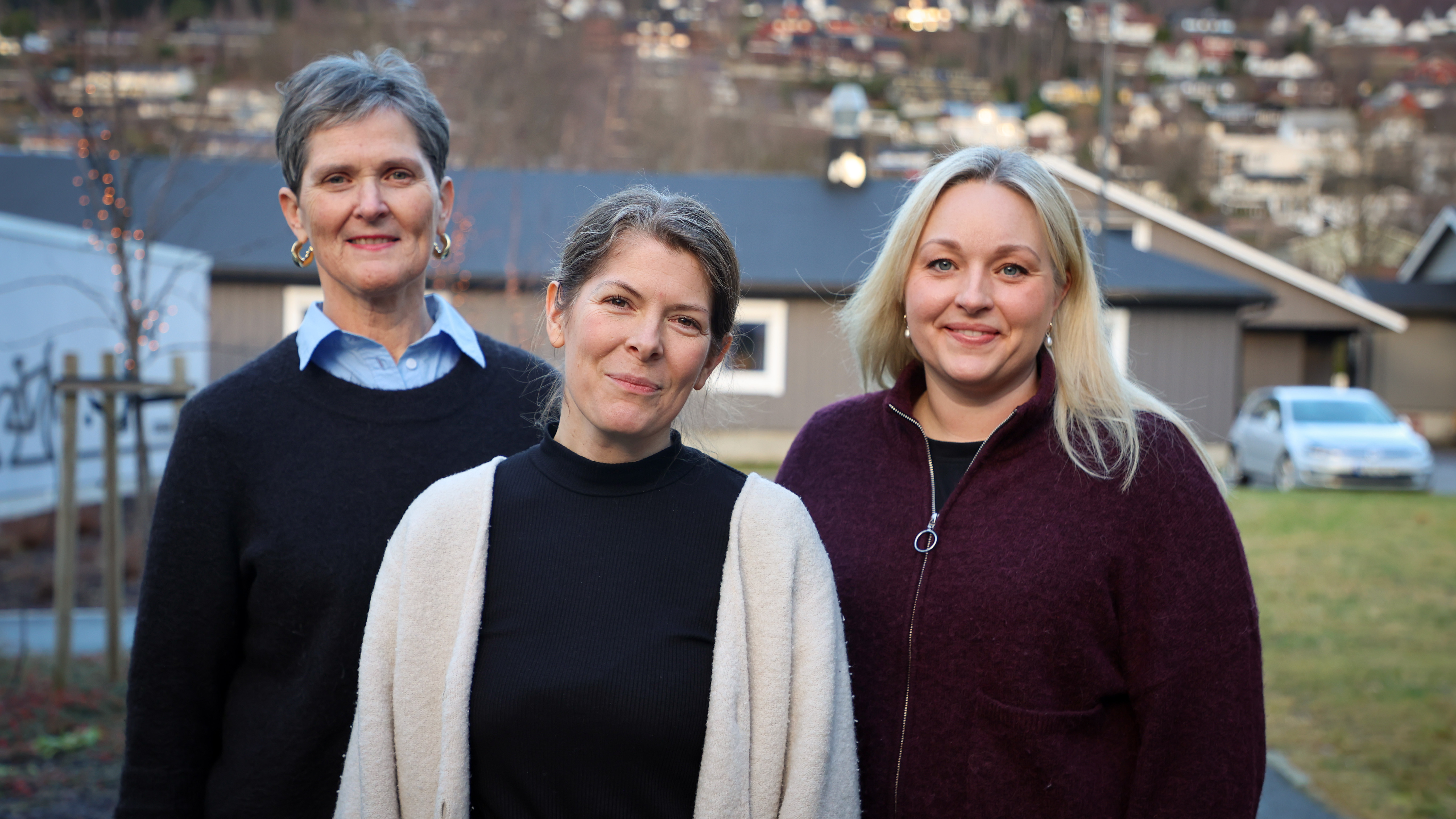 Randi Bergem, Ellen Str&oslash;m Synnev&aring;g og Ingvild Sande Lilleb&oslash;.