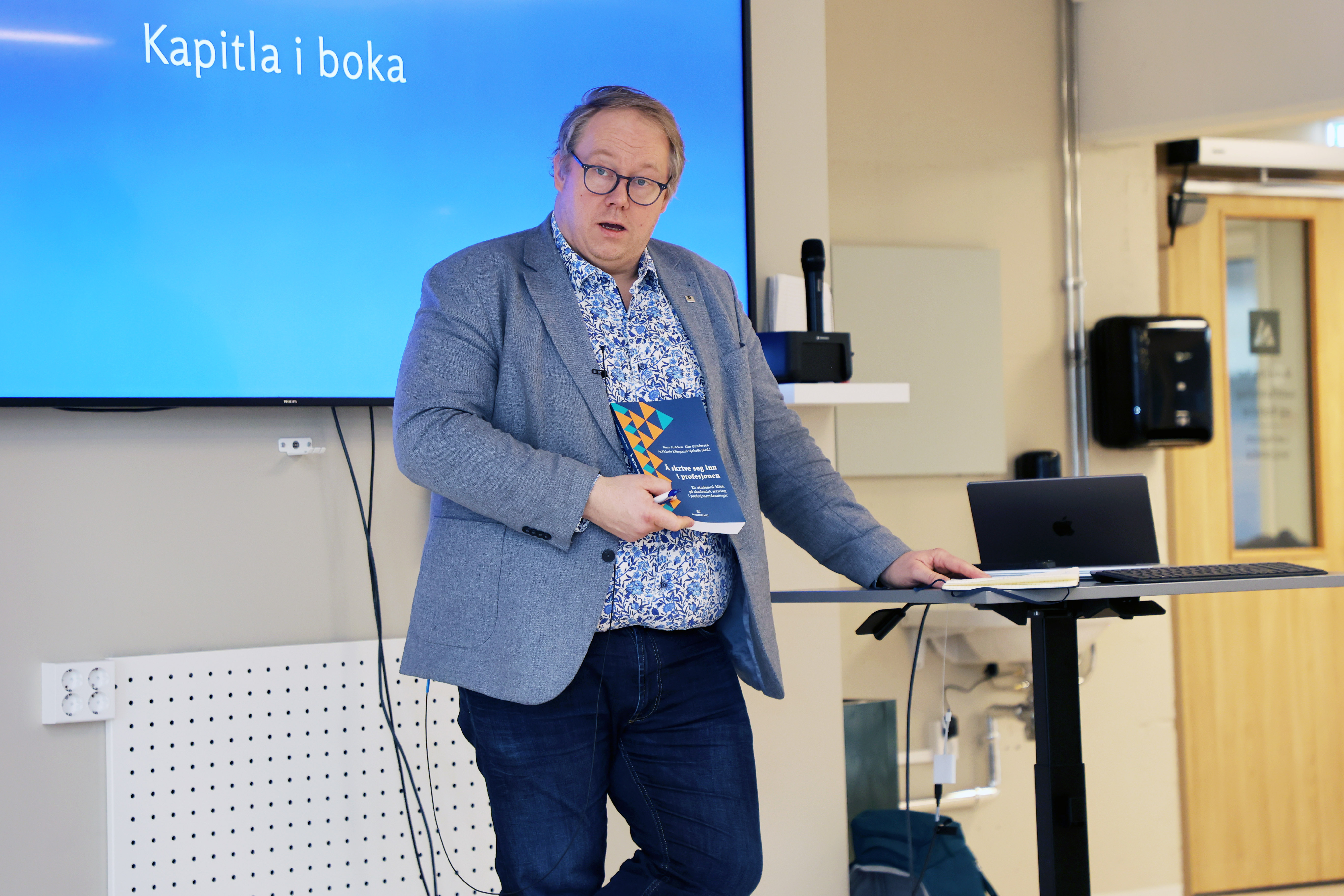 Rektor Odd Helge Mjellem Tonheim ved Høgskulen i Volda