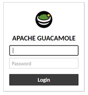 Fjernarbeid Apache login screen