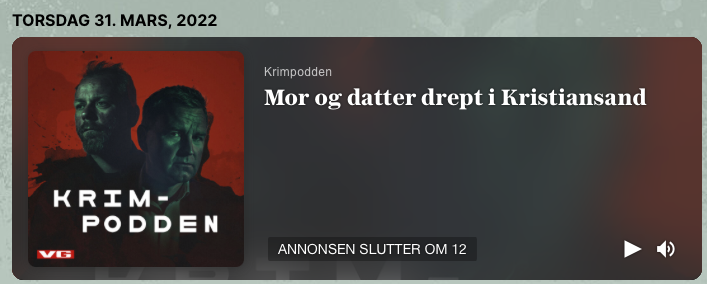 Krimpodden intervjuer Solveig Vatnar
