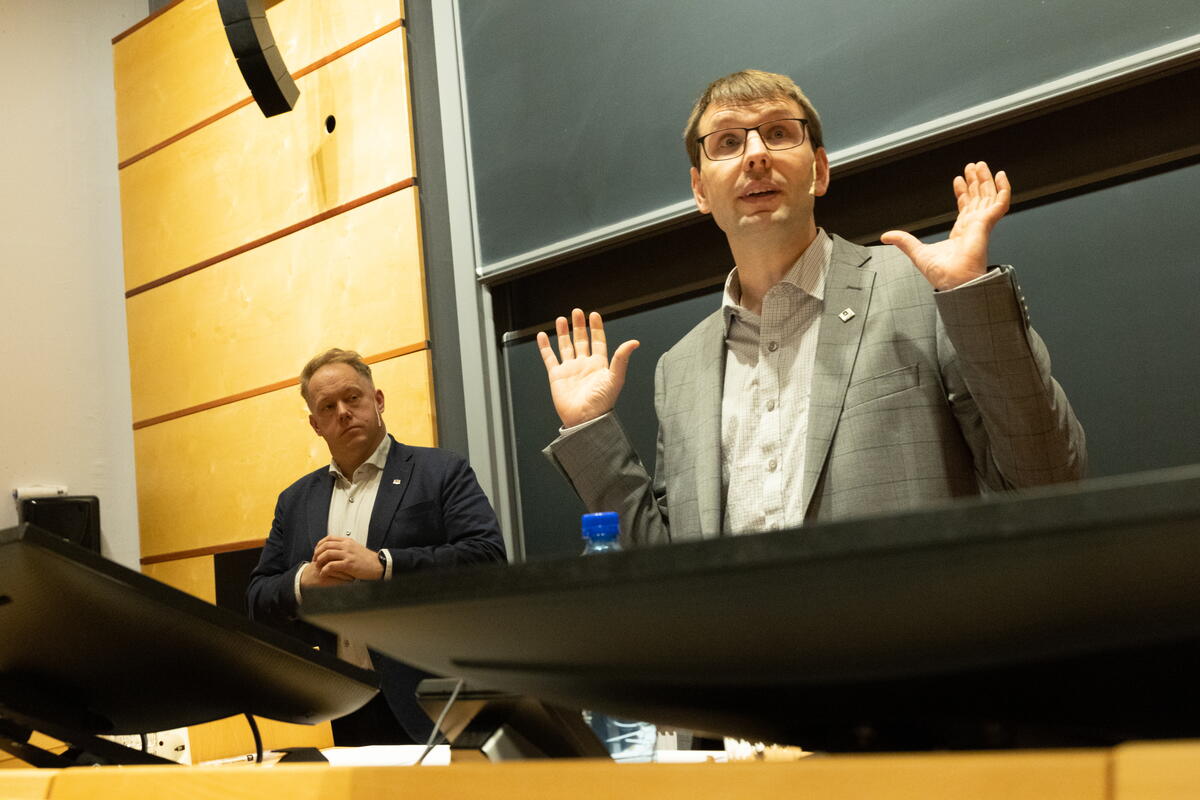 Odd Helge Mjellem Tonheim og Eirik S&oslash;vik