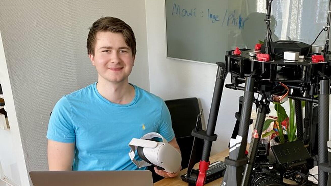 Philip A Halvorsen i praksisperiode i Lofoten