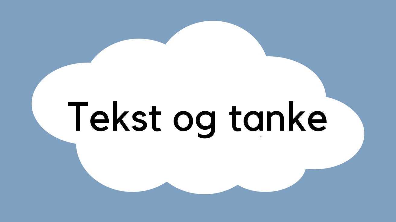 Tekst og tanke