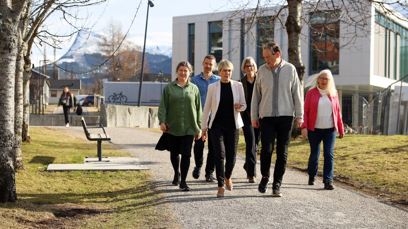 Ph.d.-arbeidsgruppe og forskingssjef ved HVO, våren 2024.