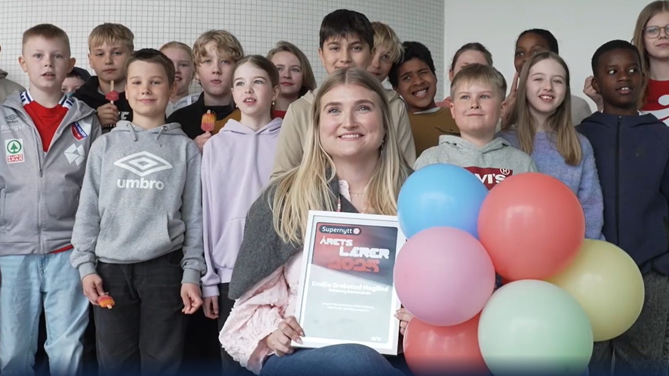 Emilie Grebstad Haglind kåret til Årets lærer 2025