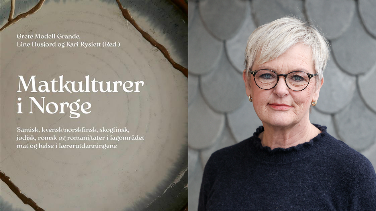 Matkulturer-bokomslag og Kari Ryslett.
