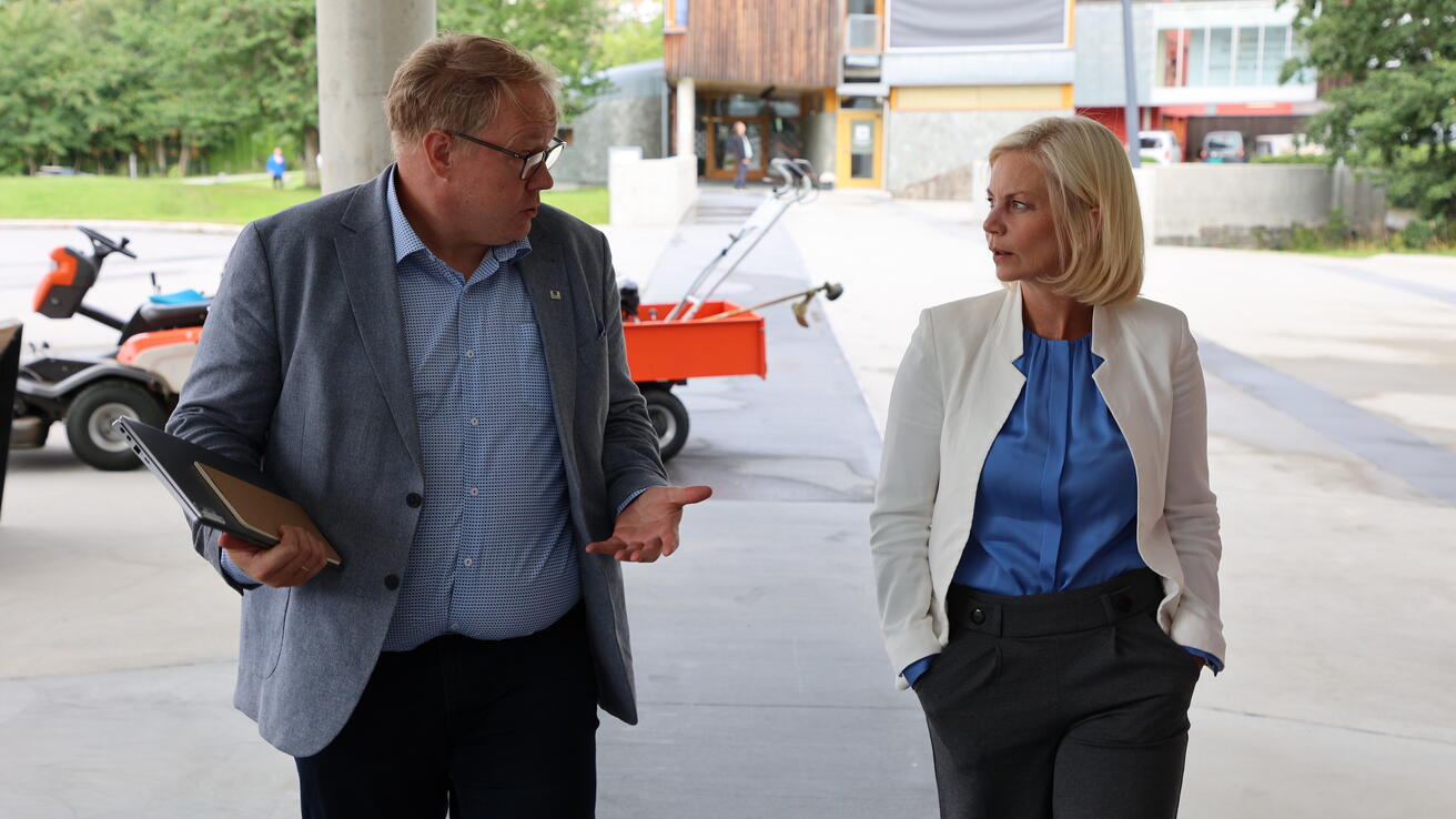 Odd Helge Mjellem Tonheim og Sigrun Aasland