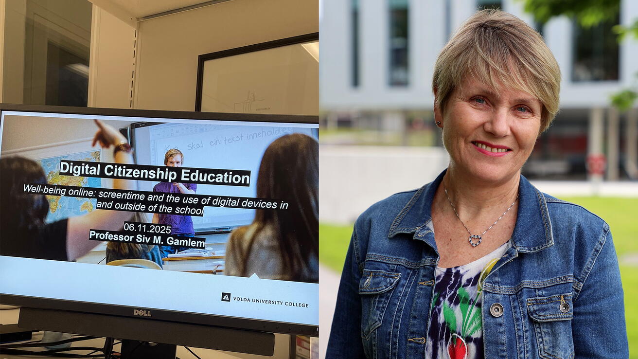 Webinar og HVO-professor Siv M. Gamlem.