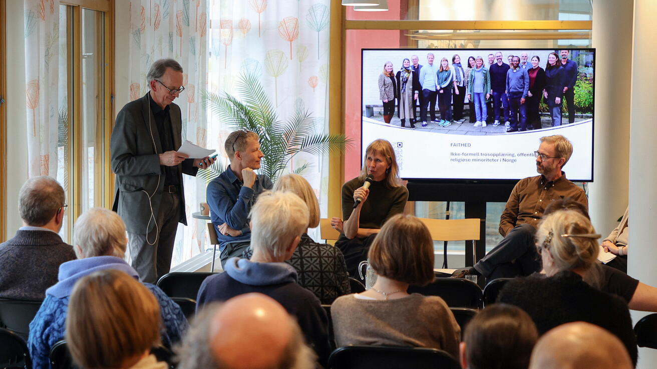 FAITHED-forskere under arrangementet ved HVO.