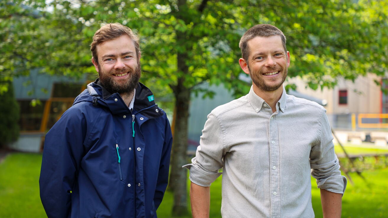 Runar Lie Berge og Andreas Brandsæter.