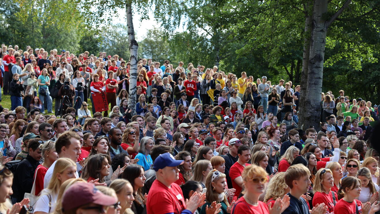Opning av studieåret 2026/2027 ved Høgskulen i Volda.