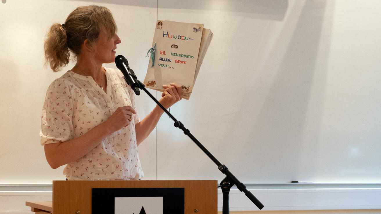Ellen Lexer&oslash;d Hovlid takkar for FoU-prisen 2026.