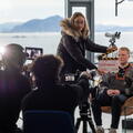 Masterstudenter i Volda lager film for Runde Forsking